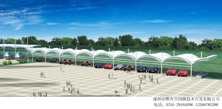 烏云遮不住太陽(yáng)，鋼結(jié)構(gòu)車棚不怕火煉！