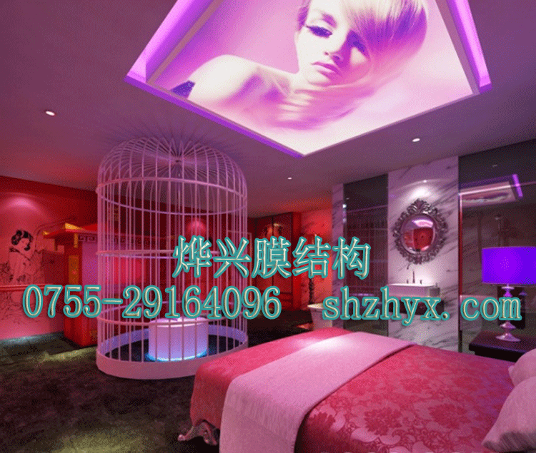 室內(nèi)軟膜天花背景墻，唯美得發(fā)光
